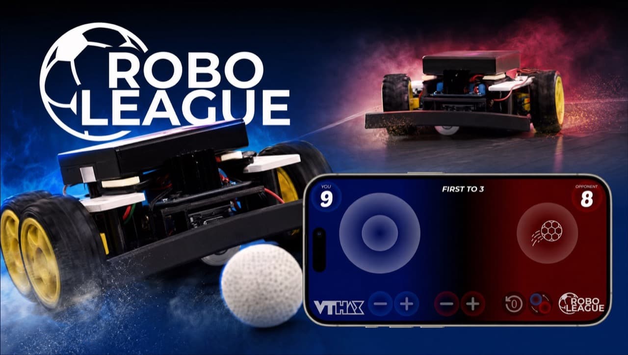 RoboLeague: 1v1 Robot Soccer